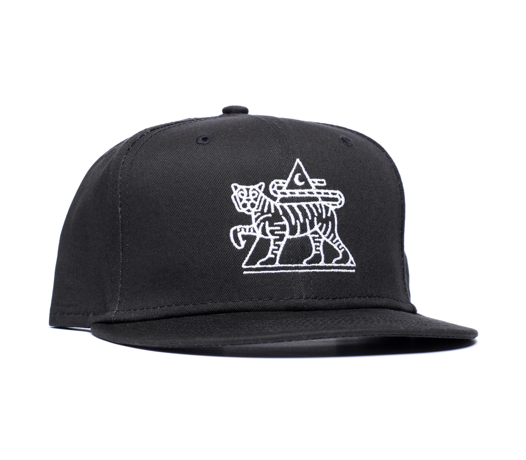 Tiger Moon Hat - Black