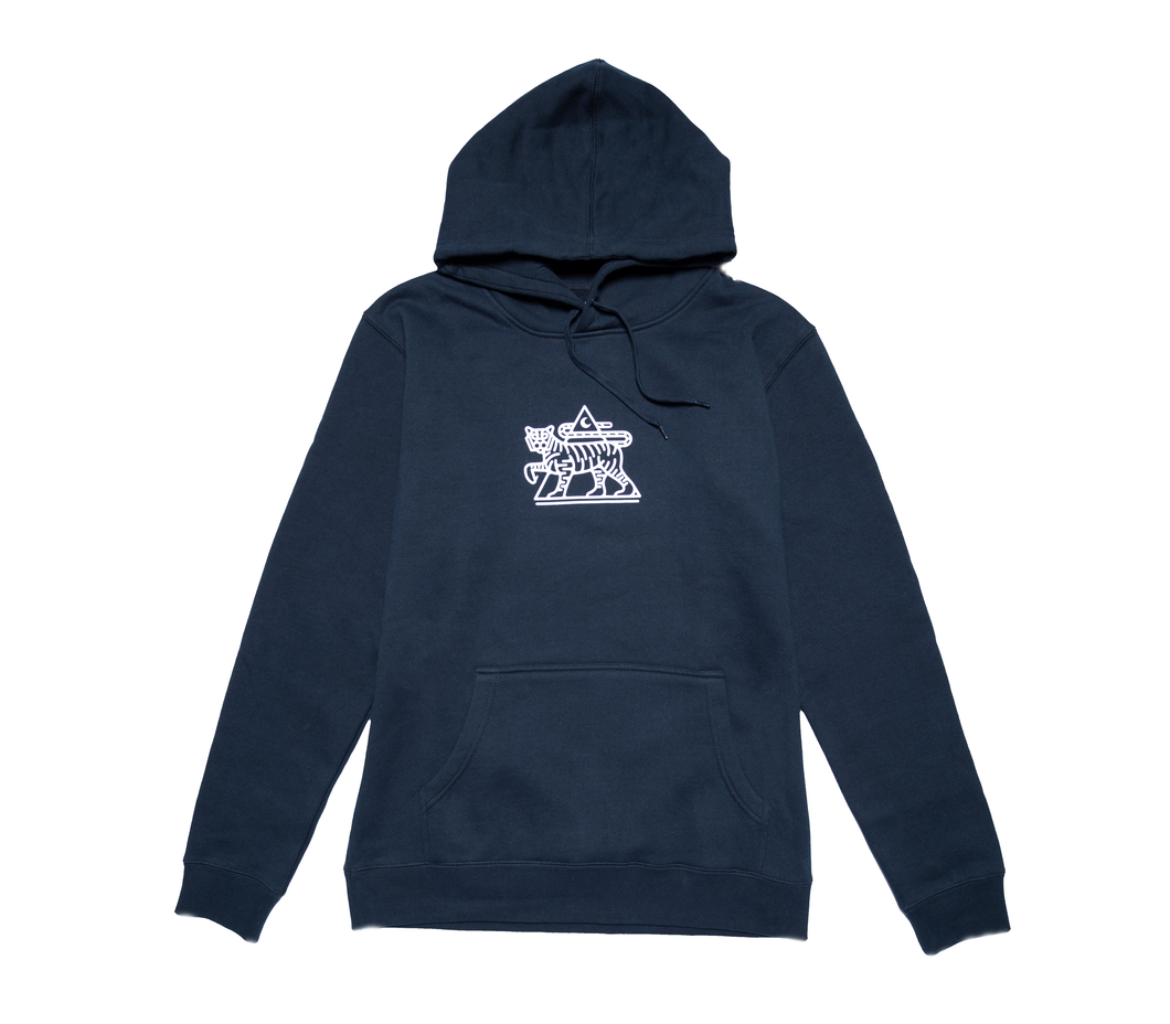 Tiger Moon Hoodie - Navy