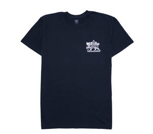 Tiger Moon Short Sleeve - Navy